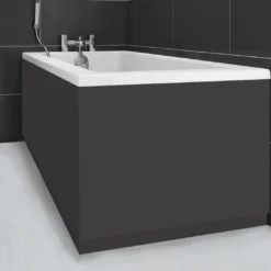 Harbour Dark Oak Vinyl Wrap Bath End Panel