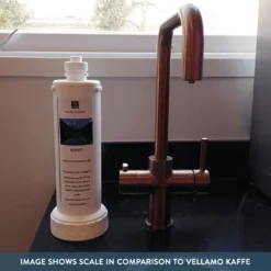 Vellamo Echo Polished Chrome Mono Kitchen Mixer And Complete Filter Kit 6 Vellamo Echo Polished Chrome Mono Kitchen Mixer And Complete Filter Kit -Vado Shop 3 tap factory scale comparison image 2