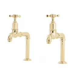 Perrin & Rowe Mayan Crosshead Deck Mounted Bibcocks (Pair) - Chrome 8 Perrin & Rowe Mayan Crosshead Deck Mounted Bibcocks (Pair) - Chrome -Vado Shop 4338 product