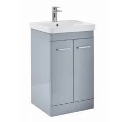 Harbour Identity 600mm Floorstanding Vanity Unit & Basin - Wolf Grey