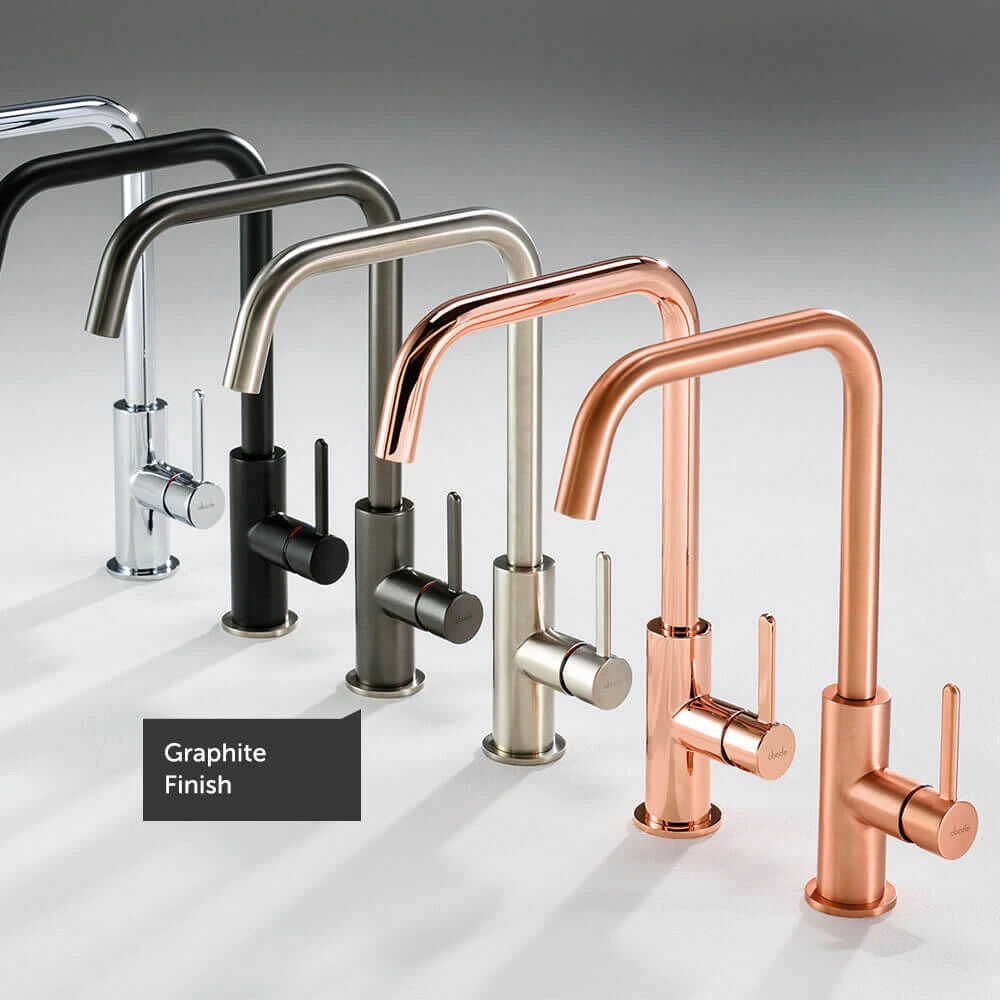 Abode Althia Single Lever Mono Kitchen Mixer - Graphite 2 Abode Althia Single Lever Mono Kitchen Mixer - Graphite - Image 2
