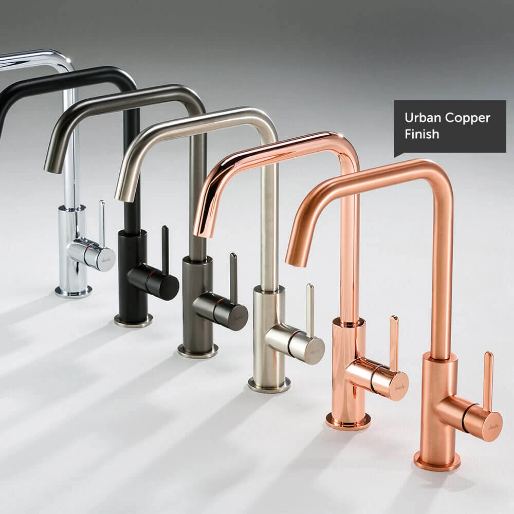 Abode Althia Single Lever Mono Kitchen Mixer - Urban Copper 2 Abode Althia Single Lever Mono Kitchen Mixer - Urban Copper - Image 2