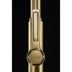 Abode Hex Industrial Single Lever Mono Pull Out Kitchen Mixer Tap - Antique Brass 6 Abode Hex Industrial Single Lever Mono Pull Out Kitchen Mixer Tap - Antique Brass -Vado Shop abode hex single lever antique brass closeup
