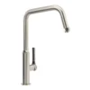 Abode Hex Industrial Single Lever Mono Kitchen Mixer Tap - Brushed Nickel