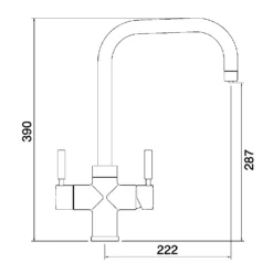 Abode Pronteau Prostyle 3 In 1 Instant Hot Water Tap - Graphite 31 Abode Pronteau Prostyle 3 In 1 Instant Hot Water Tap - Graphite -Vado Shop abode pronteau prostyle 3 in 1 technical