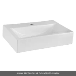 Emily 600mm Floorstanding Unit And Countertop - Natural Oak - 500mm Pura Countertop Basin -Vado Shop alana 460 rectangular countertop basin bottom banner 5