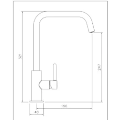 Abode Althia Single Lever Mono Kitchen Mixer - Urban Copper 5 Abode Althia Single Lever Mono Kitchen Mixer - Urban Copper -Vado Shop althia tech 1