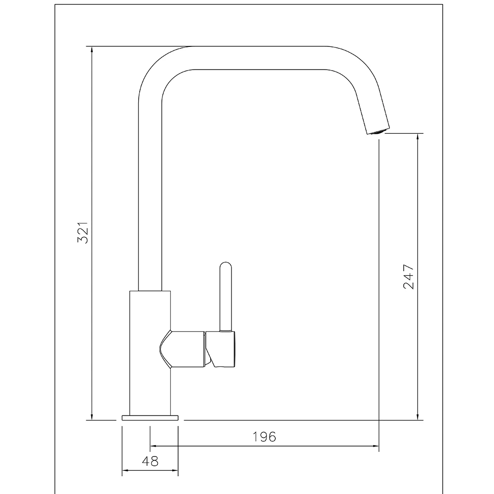 Abode Althia Single Lever Mono Kitchen Mixer - Urban Copper 3 Abode Althia Single Lever Mono Kitchen Mixer - Urban Copper - Image 3