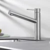 Blanco Ambis Single Lever Brushed Stainless Steel Mono Kitchen Mixer Tap