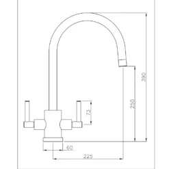 Abode Atlas Aquifier Filtered Water Mono Kitchen Mixer - Chrome -Vado Shop atlas aquifier tech