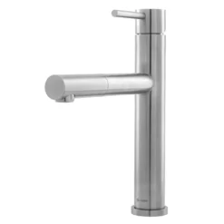 Caple Atlanta Single Lever Pull Out Mono Kitchen Mixer - Stainless Steel