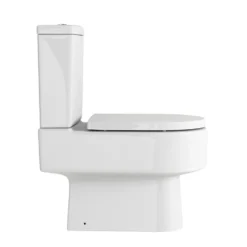Auk Modern Close Coupled Toilet With Soft Close Seat 9 Auk Modern Close Coupled Toilet With Soft Close Seat -Vado Shop auk close coupled toilet side