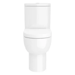 Harbour Serenity Rimless Close Coupled Closed Back Toilet With Wrap Over Soft Close Seat 17 Harbour Serenity Rimless Close Coupled Closed Back Toilet With Wrap Over Soft Close Seat -Vado Shop belini close coupled back to wall toilet wrapover seat cutout2