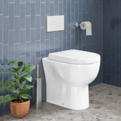 Harbour Serenity Rimless Back To Wall Toilet With Slim Soft Close Seat