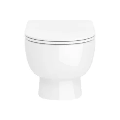 Harbour Serenity Rimless Wall Hung Toilet With Slim Soft Close Seat -Vado Shop belini wall hung toilet slim seat cutout2