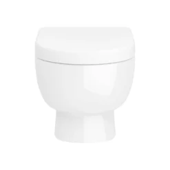 Harbour Serenity Rimless Wall Hung Toilet With Slim Soft Close Seat -Vado Shop belini wall hung toilet wrapover seat cutout2