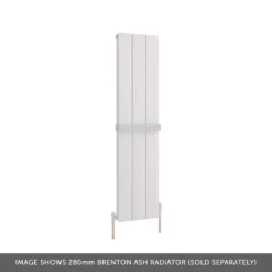 Brenton Ash 280mm Textured Matt Black Towel Hanger -Vado Shop brenton ash 1200x280mm white radiator cutout 2 bottom banner 2