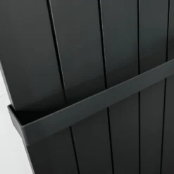 Brenton Ash 280mm Textured Matt Black Towel Hanger