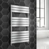 Brenton Avezzano Chrome Flat Panel Heated Towel Rail - 1200 X 600mm