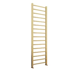 Brenton Etna Brushed Brass Heated Ladder Towel Rail - 1600 X 500mm -Vado Shop brenton etna 1600x500mm brushed brass heated towel rail cutout