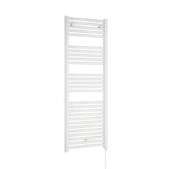 Brenton Hestia Electric Straight White Heated Towel Rail - 1375 X 480mm 6 Brenton Hestia Electric Straight White Heated Towel Rail - 1375 X 480mm -Vado Shop brenton hestia white electric rail 1375x480mm