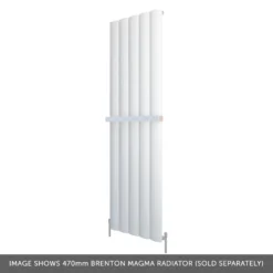 Brenton Magma 470mm Textured Matt Anthracite Towel Hanger -Vado Shop brenton magma 1800x470mm white radiator cutout bottom banner 2