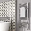 Brenton Osorno Chrome Heated Towel Rail - 1400 X 550mm
