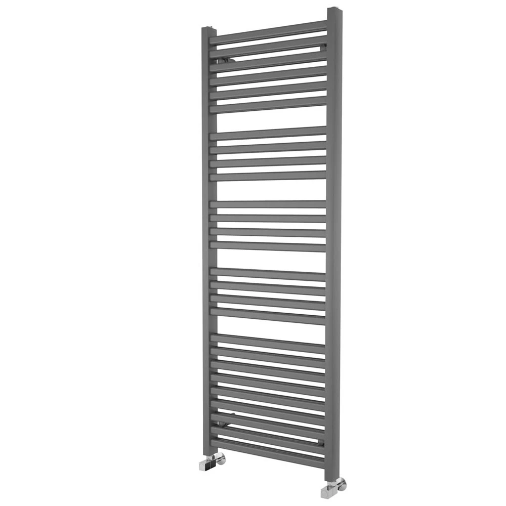 Brenton Pagosa Anthracite Heated Towel Rail - Double Layer Design - 1600 X 550mm 3 Brenton Pagosa Anthracite Heated Towel Rail - Double Layer Design - 1600 X 550mm - Image 3