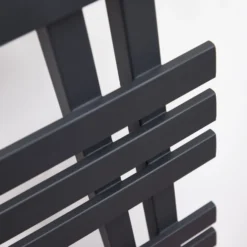 Brenton Sanford Matt Carbon Anthracite Flat Panel Heated Towel Rail - 1200 X 600mm 10 Brenton Sanford Matt Carbon Anthracite Flat Panel Heated Towel Rail - 1200 X 600mm -Vado Shop brenton sanford anthracite towel rail close up 3