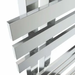 Brenton Sanford Matt Carbon Anthracite Flat Panel Heated Towel Rail - 1200 X 600mm 11 Brenton Sanford Matt Carbon Anthracite Flat Panel Heated Towel Rail - 1200 X 600mm -Vado Shop brenton sanford chrome towel rail close up