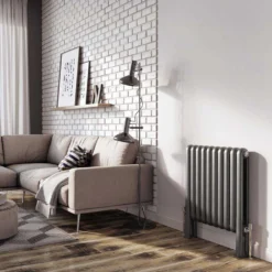 Brenton Saturnia Radiator Feet - Anthracite -Vado Shop brenton saturnia radiator with floor mounted feet