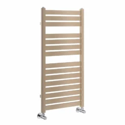 Brenton Suva Brown Metallic Heated Towel Rail - 1000 X 500mm -Vado Shop brenton suva brown metallic heated rail 1000x500mm
