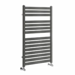 Brenton Suva Grey Metallic Heated Towel Rail - 1000 X 600mm -Vado Shop brenton suva grey metallic heated ladder 1000x600 1