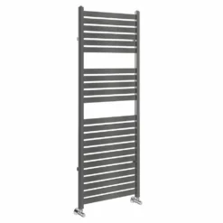 Brenton Suva Grey Metallic Heated Towel Rail - 1600 X 600mm -Vado Shop brenton suva grey metallic heated ladder 1600x600 1