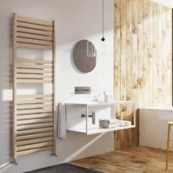 Brenton Suva Brown Metallic Heated Towel Rail - 1600 X 600mm