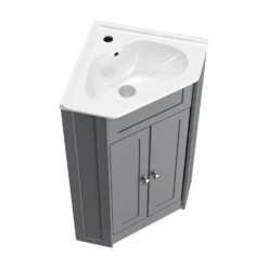 Butler & Rose Catherine Corner Cloakroom Traditional Vanity Unit - Matt Grey 13 Butler & Rose Catherine Corner Cloakroom Traditional Vanity Unit - Matt Grey -Vado Shop bulter rose catherine vanity unit corner 6 scaled