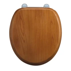 Burlington Rimless Close Coupled Toilet & Seat - Oak -Vado Shop burlington wooden toilet seat oak