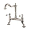 Butler & Rose Alba French Kitchen Bridge Mixer - Brushed Nickel