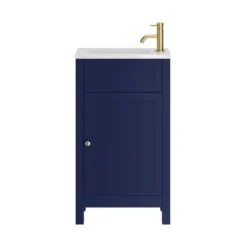 Butler & Rose Catherine Traditional 460mm Cloakroom Vanity Unit With Basin - Sapphire Blue 38 Butler & Rose Catherine Traditional 460mm Cloakroom Vanity Unit With Basin - Sapphire Blue -Vado Shop butler and rose catherine cloakroom unit sapphire blue cutout