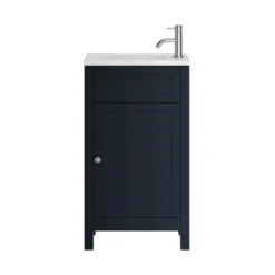 Butler & Rose Catherine Traditional 460mm Cloakroom Vanity Unit With Basin - Sapphire Blue 37 Butler & Rose Catherine Traditional 460mm Cloakroom Vanity Unit With Basin - Sapphire Blue -Vado Shop butler and rose catherine cloakroom unit shadowgrey cutout