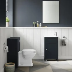 Butler & Rose Catherine Traditional 460mm Cloakroom Vanity Unit With Basin - Sapphire Blue 29 Butler & Rose Catherine Traditional 460mm Cloakroom Vanity Unit With Basin - Sapphire Blue -Vado Shop butler and rose catherine cloakroom unit shadowgrey lifestyle2