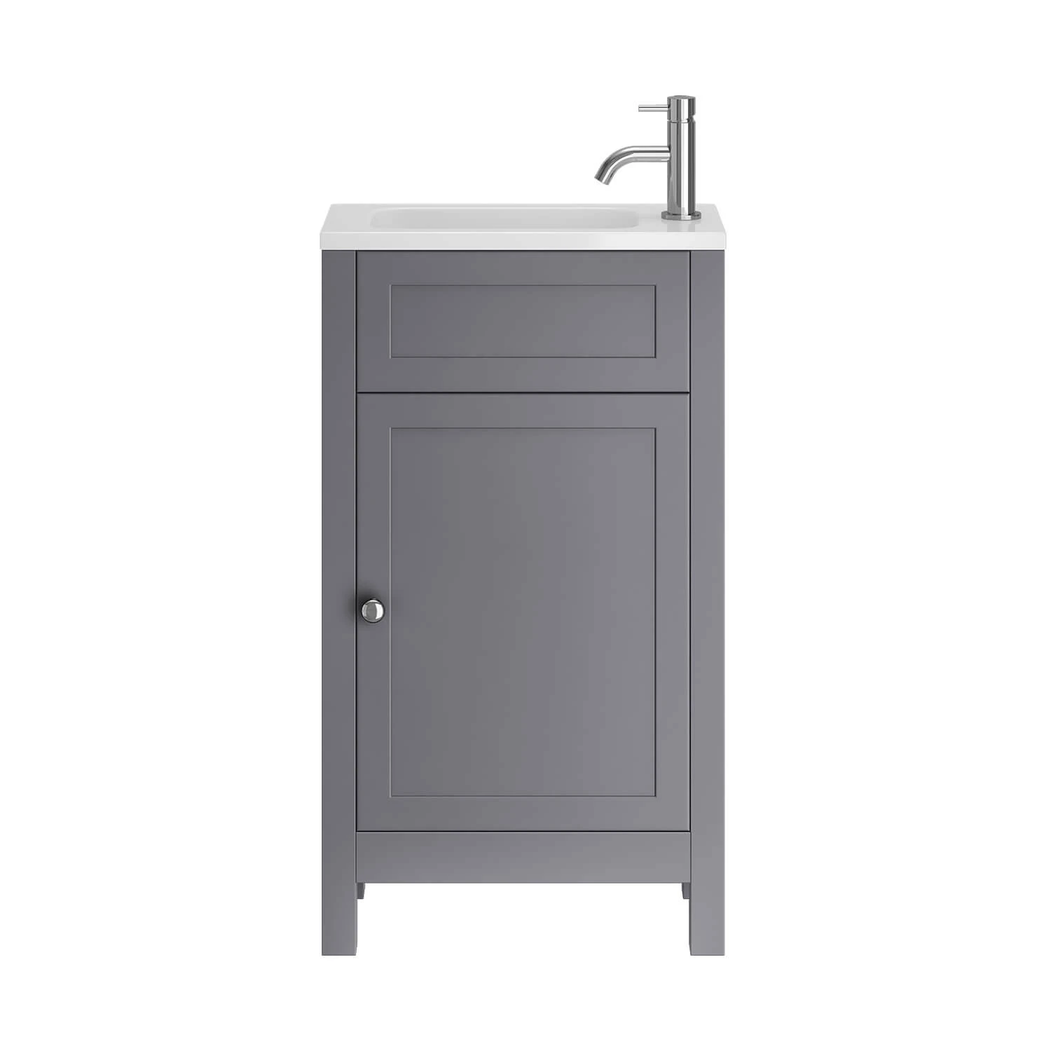 Butler & Rose Catherine Traditional 460mm Cloakroom Vanity Unit With Basin - Sapphire Blue 17 Butler & Rose Catherine Traditional 460mm Cloakroom Vanity Unit With Basin - Sapphire Blue - Image 17