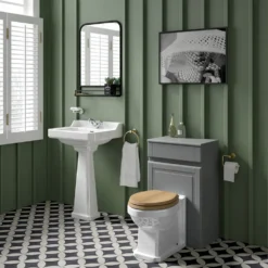 Butler & Rose Darcy 500mm Back To Wall Toilet Unit - Chalk White 15 Butler & Rose Darcy 500mm Back To Wall Toilet Unit - Chalk White -Vado Shop butler and rose catherine traditional back to wall toilet lifestyle 4 v2 1
