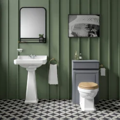 Butler & Rose Darcy 500mm Back To Wall Toilet Unit - Chalk White 14 Butler & Rose Darcy 500mm Back To Wall Toilet Unit - Chalk White -Vado Shop butler and rose catherine traditional back to wall toilet lifestyle 5 v2 1