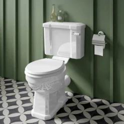 Butler & Rose Catherine Traditional Close Coupled Toilet (Excluding Seat)