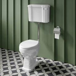 Butler & Rose Catherine Low Level Traditional Toilet - Pan & Cistern