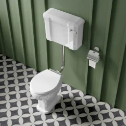 Butler & Rose Catherine Low Level Traditional Toilet - Pan & Cistern -Vado Shop butler and rose catherine traditional low level toilet lifestyle 3