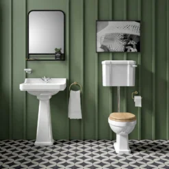 Butler & Rose Catherine Low Level Traditional Toilet - Pan & Cistern -Vado Shop butler and rose catherine traditional low level toilet lifestyle 5 v2