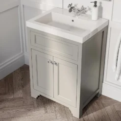 Butler & Rose Charlotte 600mm Vanity Unit - Spa Grey