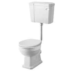 Butler & Rose Darcy Traditional Low Level Toilet, Cistern & Flush Pipe Kit - No Seat -Vado Shop butler and rose darcy low level toilet arctic cutout